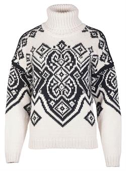 Dale of Norway Falun Feminine Sweater - Off-White/Black